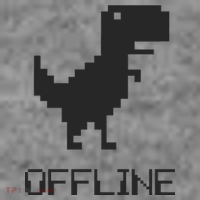 Offline Dinosaur Game Kids Long Sleeve Shirt thumb 2