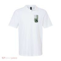 Orange Deer Hunting Gifts Hunters Camo Flag Polo thumb 0