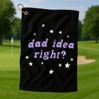 Olivia Dad Idea Right Golf Towel thumb 1