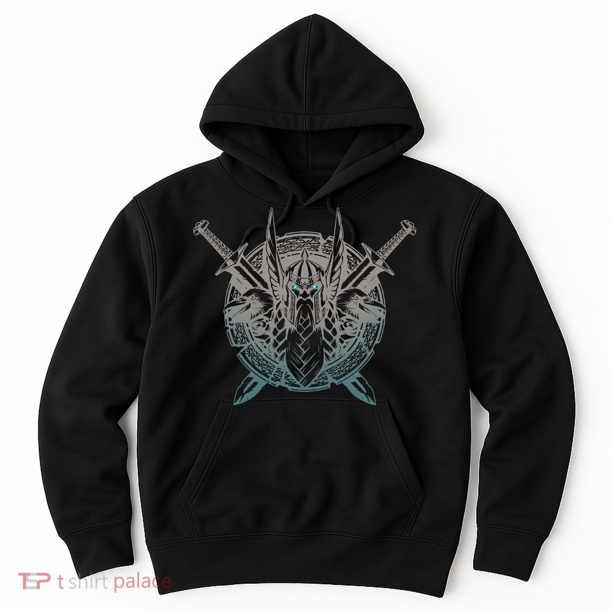 Odin Emblem Norse Mythology Valkyrie Hoodie