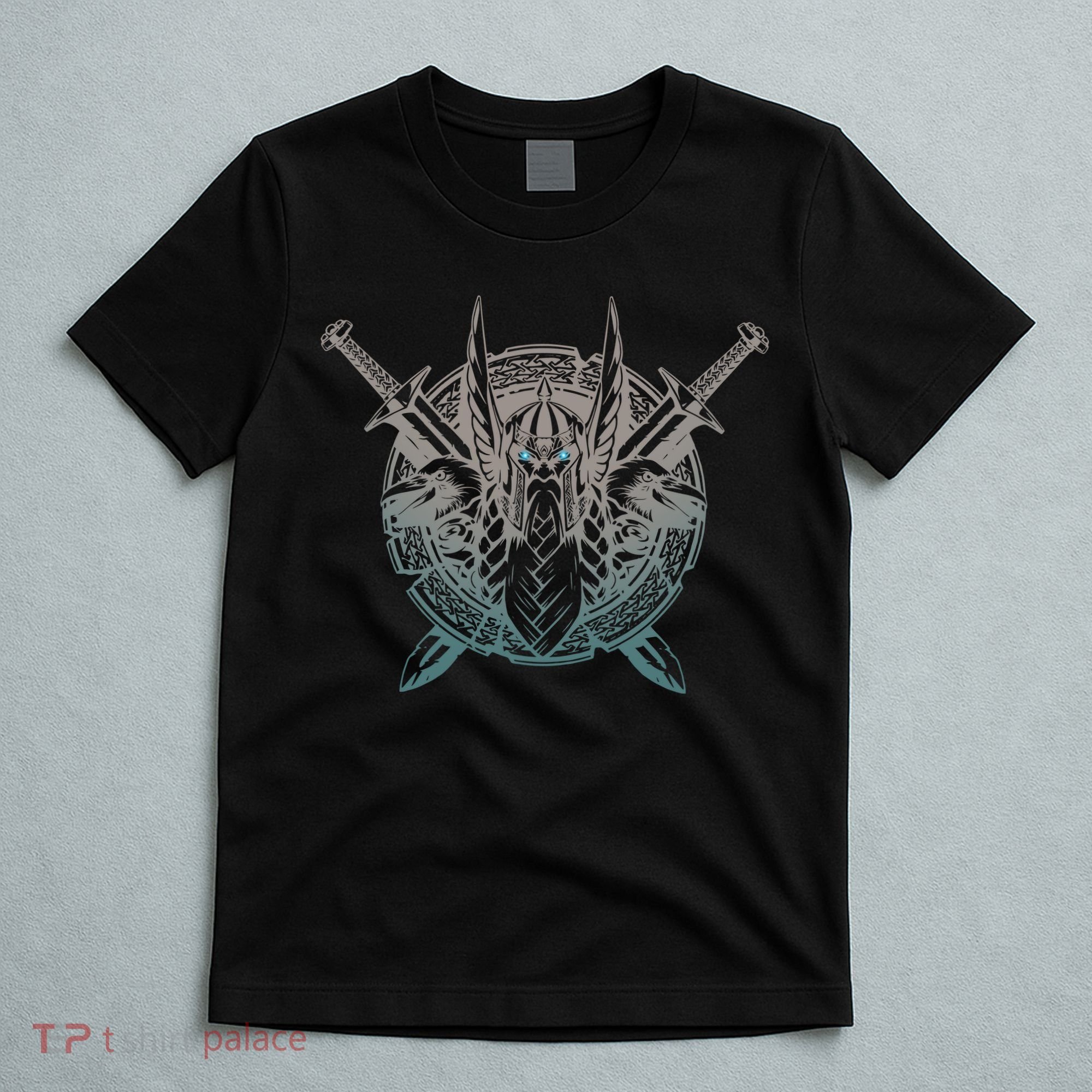 Odin Emblem Norse Mythology Valkyrie T-Shirt