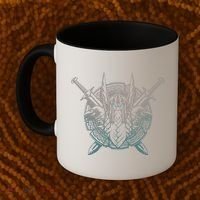 Odin Emblem Norse Mythology Valkyrie Coffee Mug thumb 2