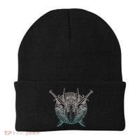 Odin Emblem Norse Mythology Valkyrie Beanie thumb 0