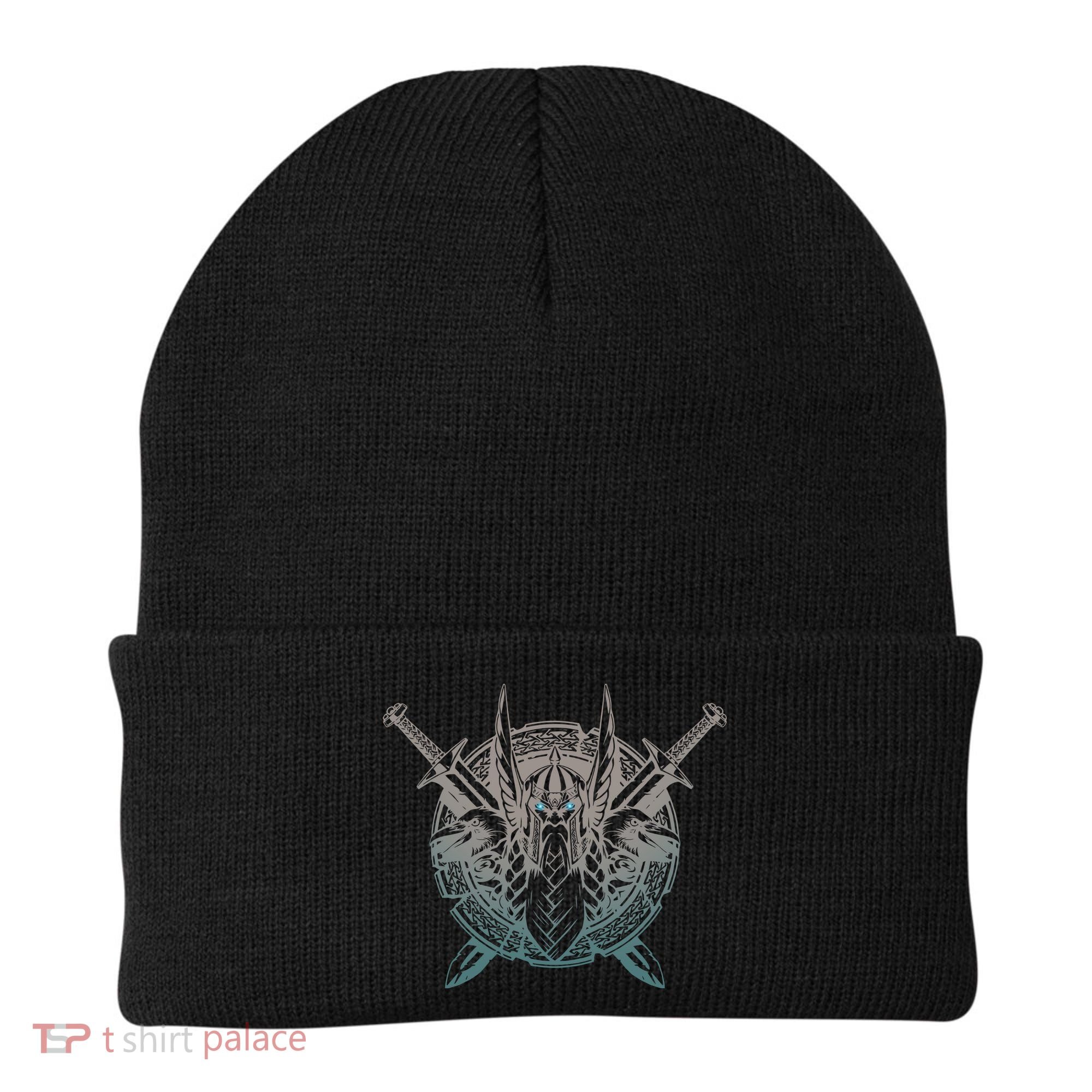 Odin Emblem Norse Mythology Valkyrie Beanie
