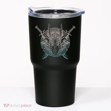Odin Emblem Norse Mythology Valkyrie Tumbler
