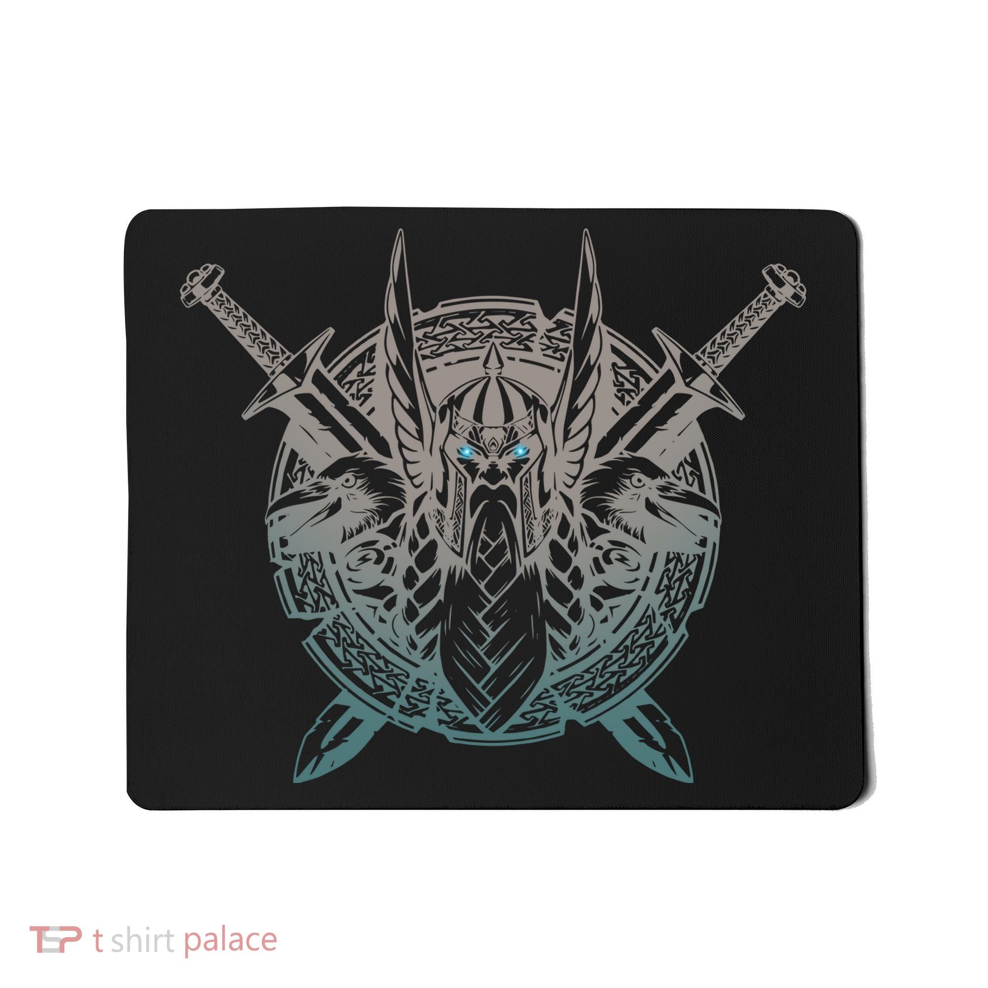 Odin Emblem Norse Mythology Valkyrie Mousepad