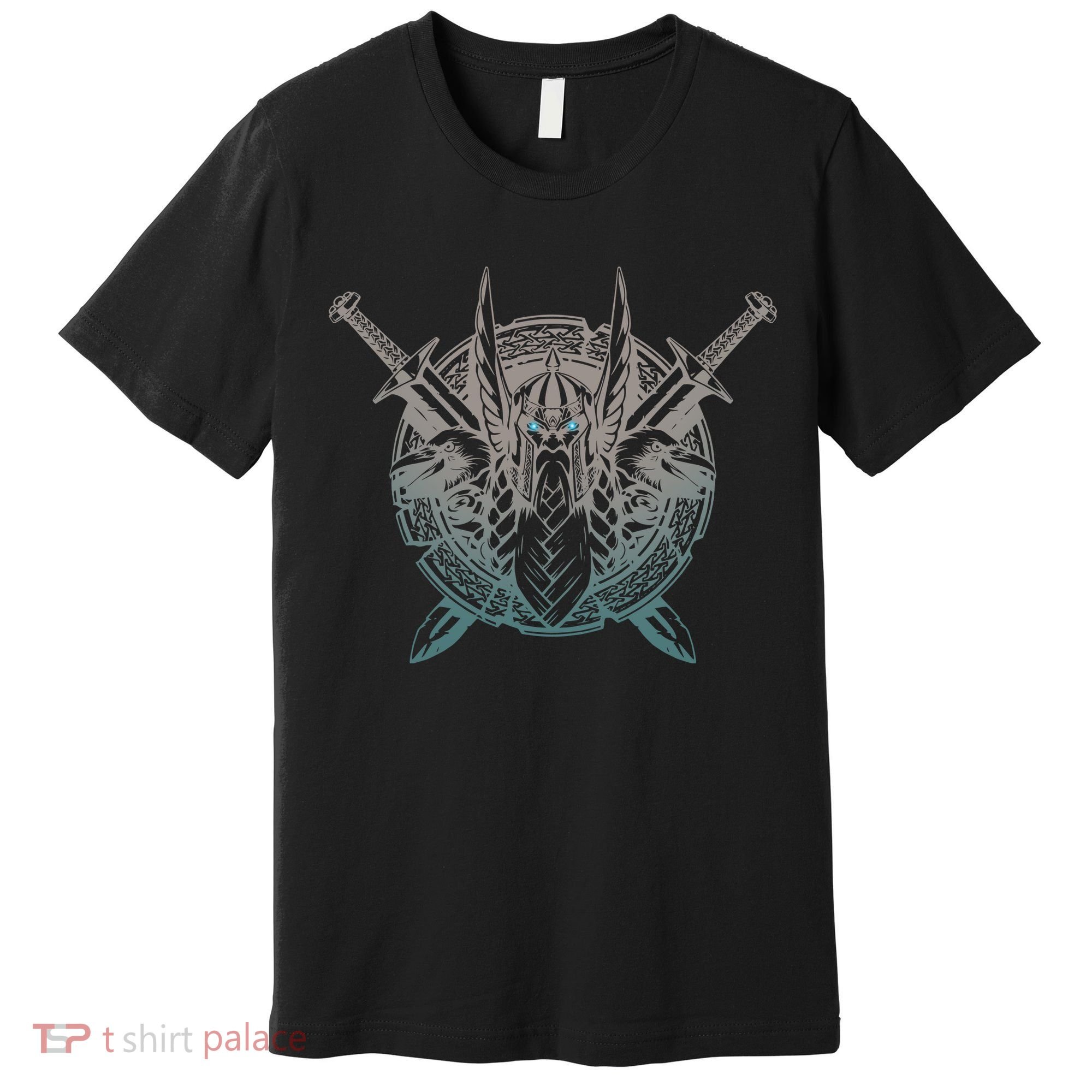 Odin Emblem Norse Mythology Valkyrie Premium T-Shirt