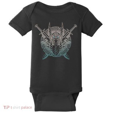 Odin Emblem Norse Mythology Valkyrie Baby Bodysuit