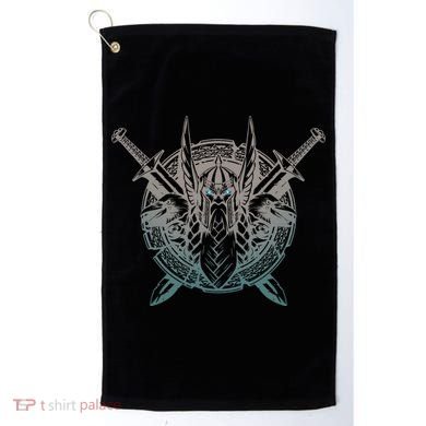 Odin Emblem Norse Mythology Valkyrie Golf Towel