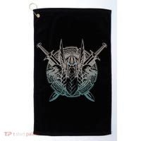 Odin Emblem Norse Mythology Valkyrie Golf Towel thumb 0