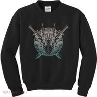 Odin Emblem Norse Mythology Valkyrie Kids Sweatshirt thumb 0