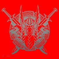 Odin Emblem Norse Mythology Valkyrie Santa Hat thumb 1