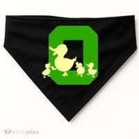 Oregon Duck Letter O Funny Oregon Yellow Duck USA-Made Doggie Bandana thumb 0