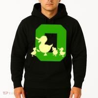 Oregon Duck Letter O Funny Oregon Yellow Duck Hoodie thumb 2