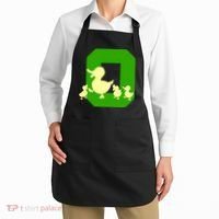 Oregon Duck Letter O Funny Oregon Yellow Duck Apron thumb 2