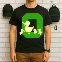 Oregon Duck Letter O Funny Oregon Yellow Duck T-Shirt thumb 6