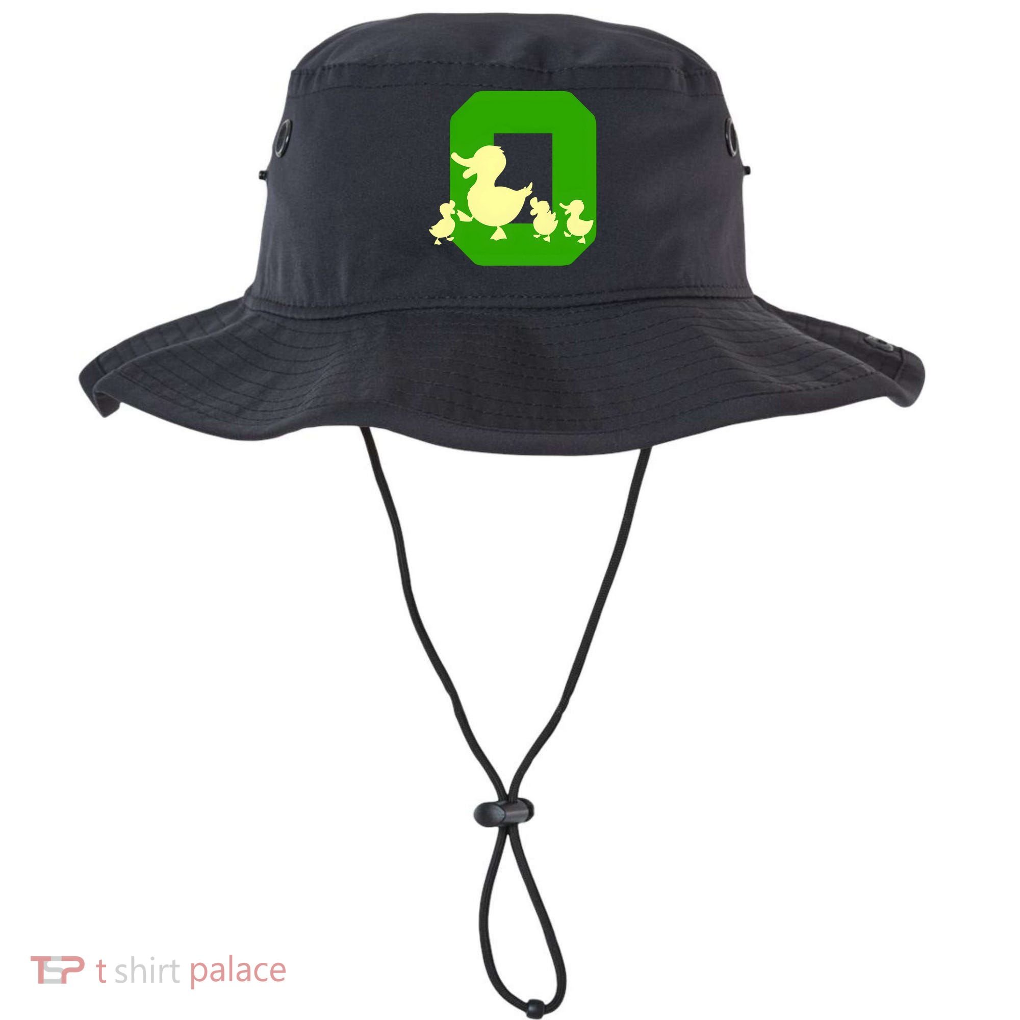 Oregon Duck Letter O Funny Oregon Yellow Duck Bucket Hat