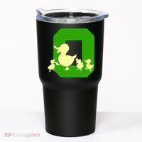Oregon Duck Letter O Funny Oregon Yellow Duck Tumbler thumb 0