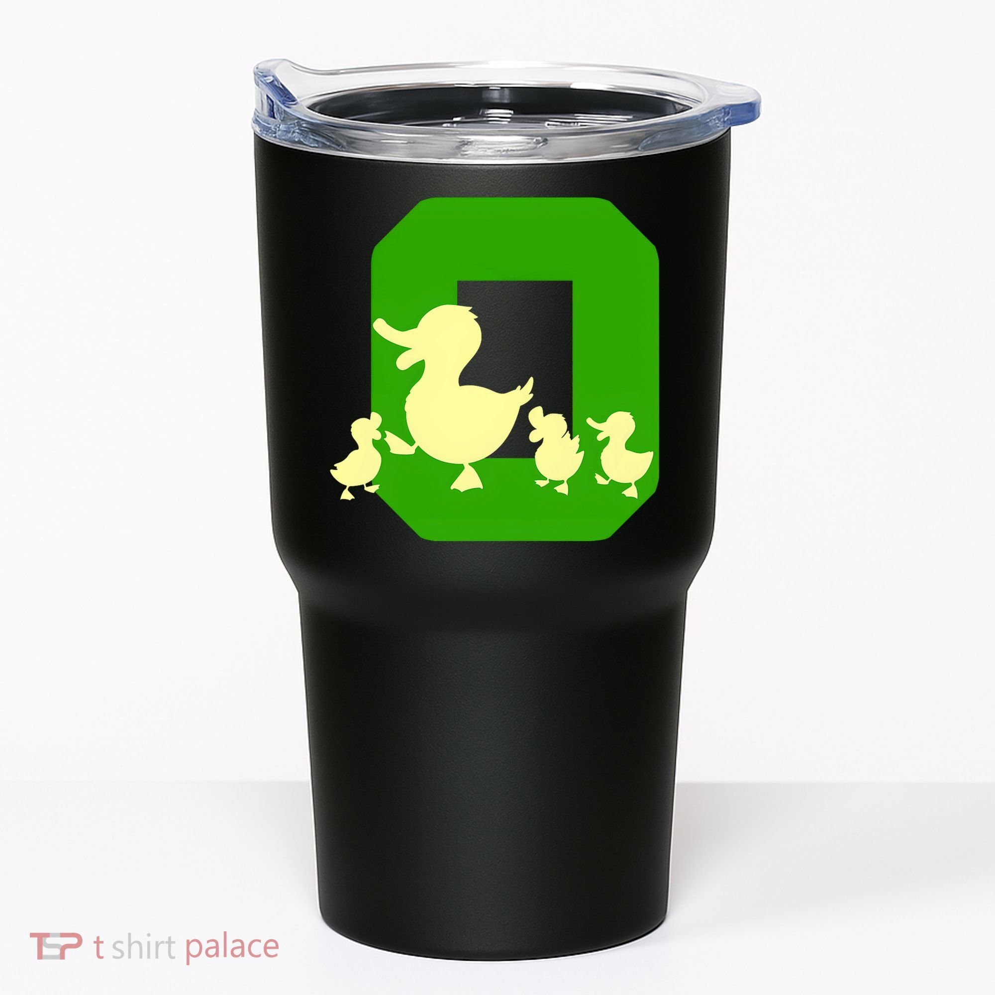 Oregon Duck Letter O Funny Oregon Yellow Duck Tumbler