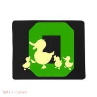 Oregon Duck Letter O Funny Oregon Yellow Duck Mousepad thumb 0