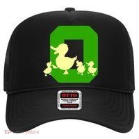 Oregon Duck Letter O Funny Oregon Yellow Duck Hat thumb 0