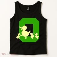 Oregon Duck Letter O Funny Oregon Yellow Duck Tank Top thumb 2