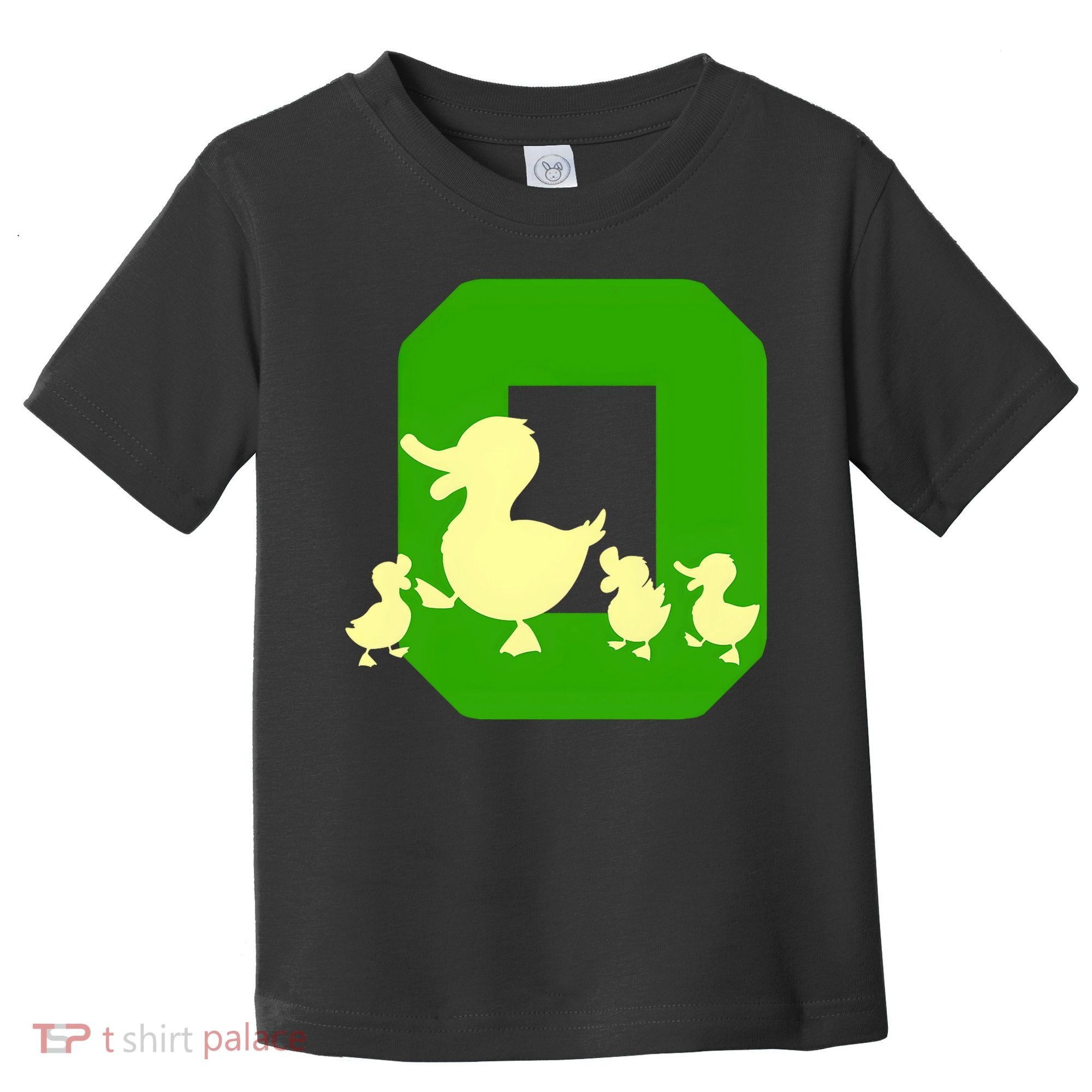 Oregon Duck Letter O Funny Oregon Yellow Duck Toddler T-Shirt