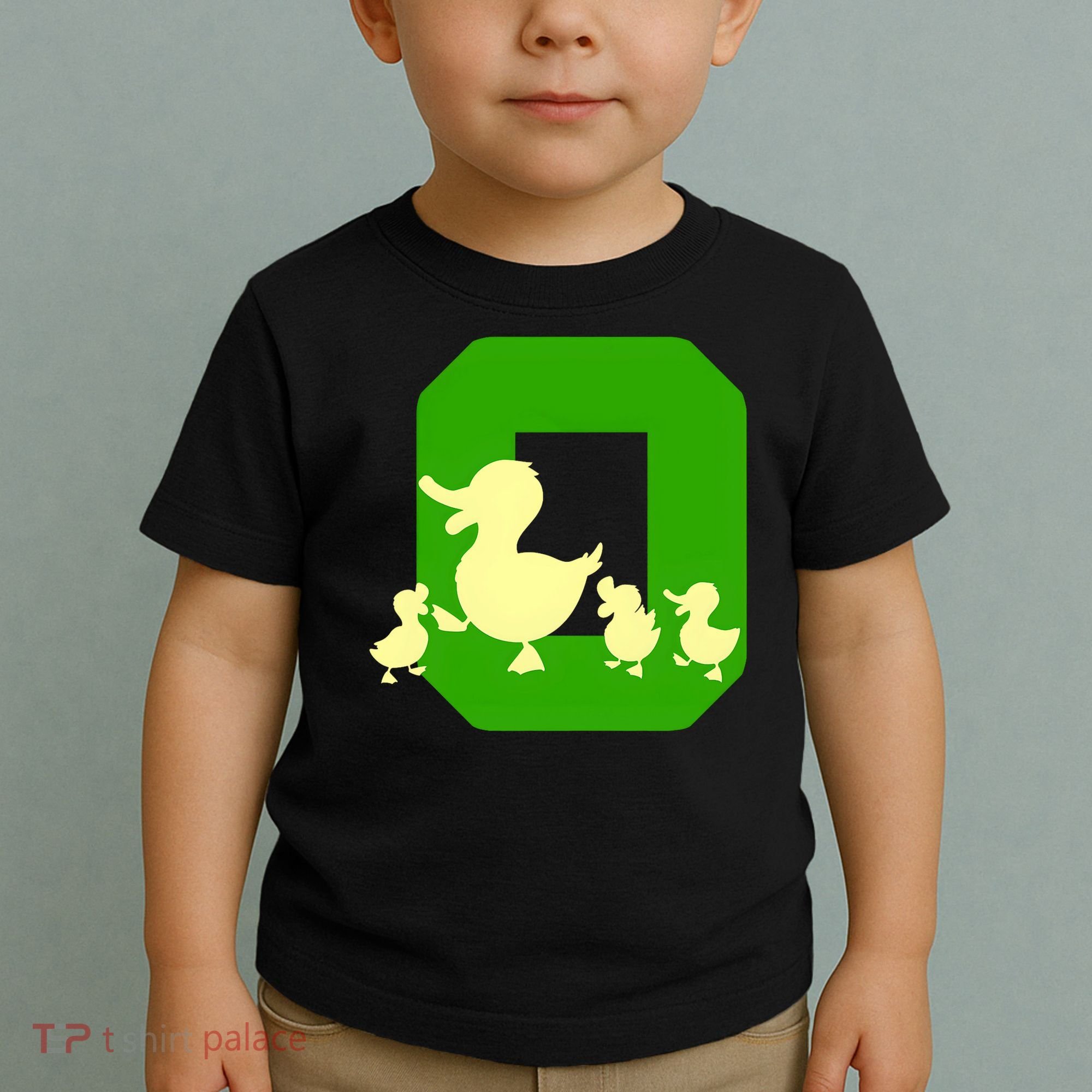 Oregon Duck Letter O Funny Oregon Yellow Duck Toddler T-Shirt