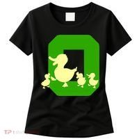 Oregon Duck Letter O Funny Oregon Yellow Duck Women's T-Shirt thumb 0