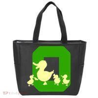 Oregon Duck Letter O Funny Oregon Yellow Duck Tote Bag thumb 0