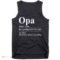Opa Dictionary Like A Grandpa Just Way Cooler Tank Top thumb 0