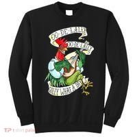 OO DE LALLY GOLLY What A Day Rooster Playing  Sweatshirt thumb 0