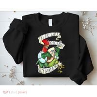 OO DE LALLY GOLLY What A Day Rooster Playing  Sweatshirt thumb 2