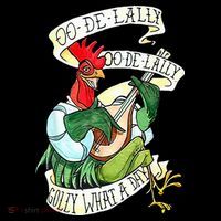 OO DE LALLY GOLLY What A Day Rooster Playing  Coffee Mug thumb 5