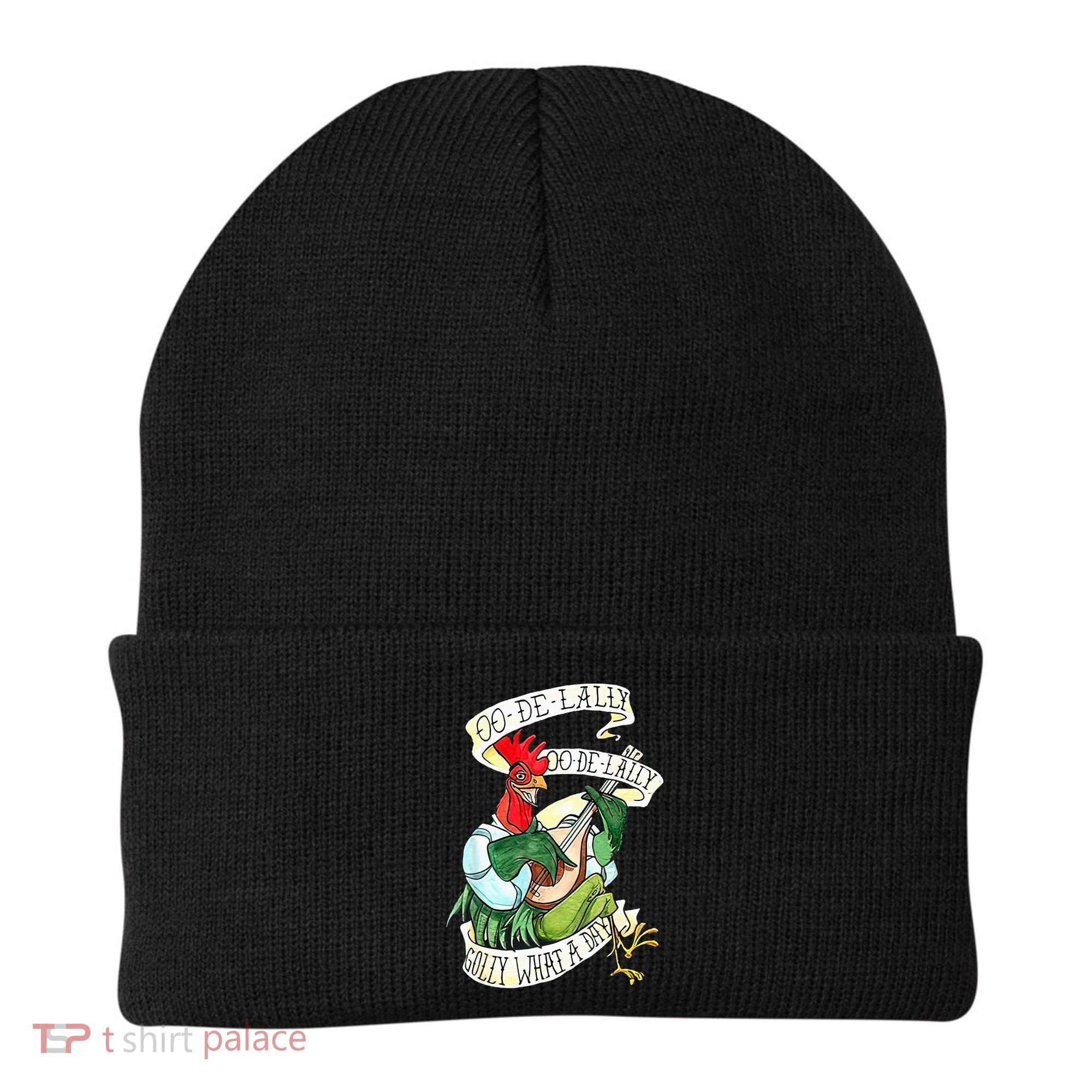 OO DE LALLY GOLLY What A Day Rooster Playing  Beanie