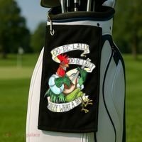 OO DE LALLY GOLLY What A Day Rooster Playing  Golf Towel thumb 2