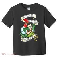 OO DE LALLY GOLLY What A Day Rooster Playing  Toddler T-Shirt thumb 0
