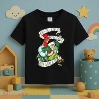 OO DE LALLY GOLLY What A Day Rooster Playing  Toddler T-Shirt thumb 3