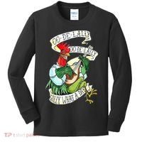 OO DE LALLY GOLLY What A Day Rooster Playing  Kids Long Sleeve Shirt thumb 0