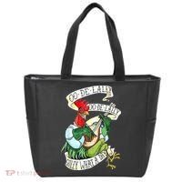 OO DE LALLY GOLLY What A Day Rooster Playing  Tote Bag thumb 0