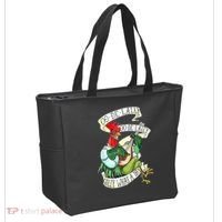 OO DE LALLY GOLLY What A Day Rooster Playing  Tote Bag thumb 2