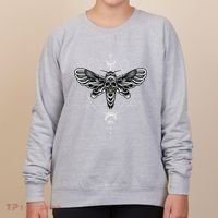 Occult Death Moth Mystic Death Moth And Sacred Geometry Women's Sweatshirt thumb 0