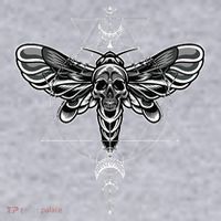 Occult Death Moth Mystic Death Moth And Sacred Geometry Women's Sweatshirt thumb 2