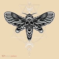 Occult Death Moth Mystic Death Moth And Sacred Geometry Tote Bag thumb 4