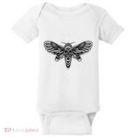 Occult Death Moth Mystic Death Moth And Sacred Geometry Baby Bodysuit thumb 0