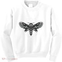 Occult Death Moth Mystic Death Moth And Sacred Geometry Kids Sweatshirt thumb 0