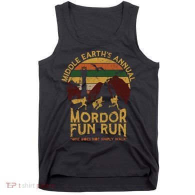 One Does Not Simply Walk Vintage Middle EarthS Annual Mordor Fun Run Tank Top