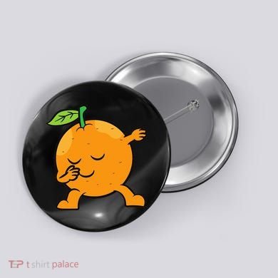 Orange Dabbing Orange Fruit Love Oranges Button