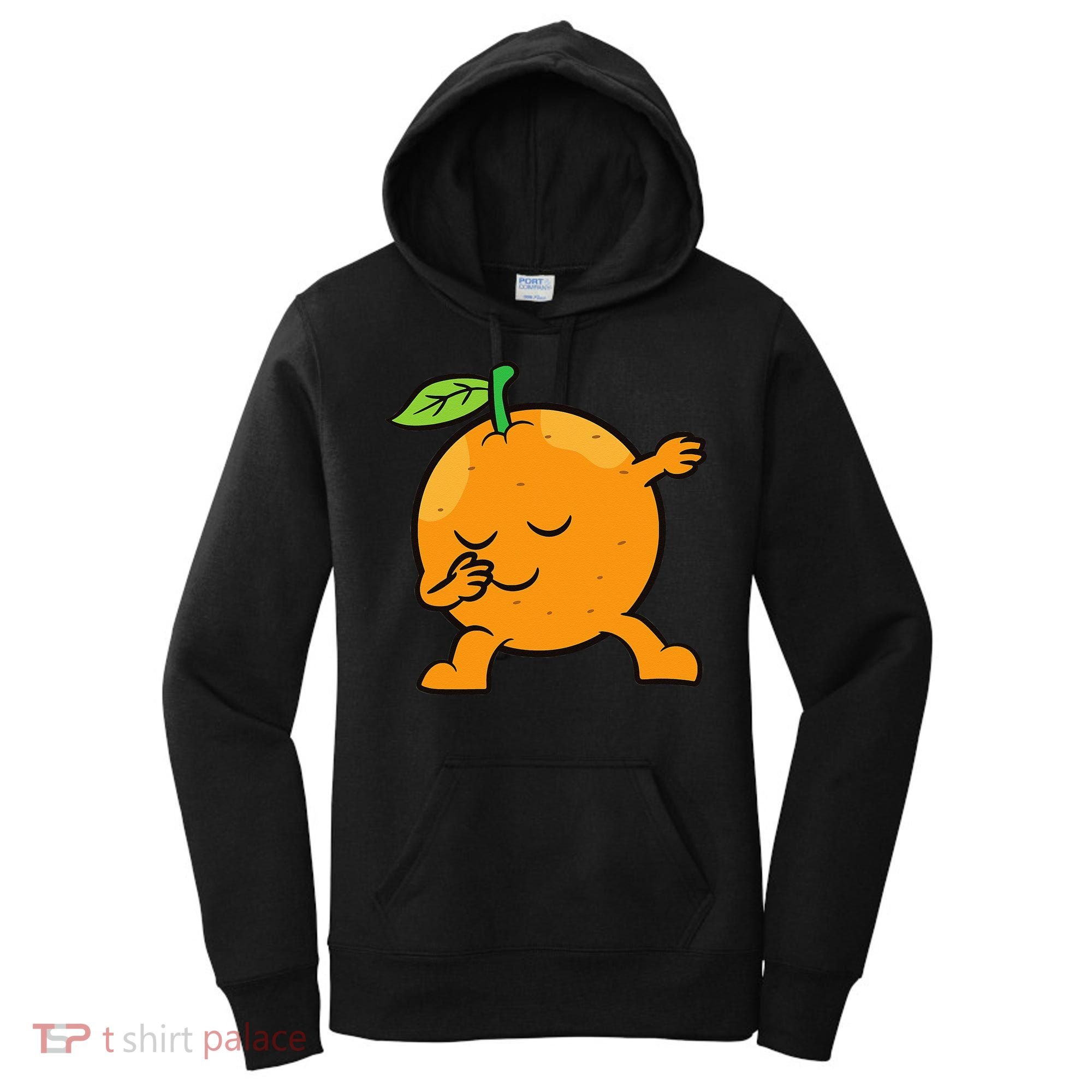 Orange Dabbing Orange Fruit Love Oranges Women's Hoodie