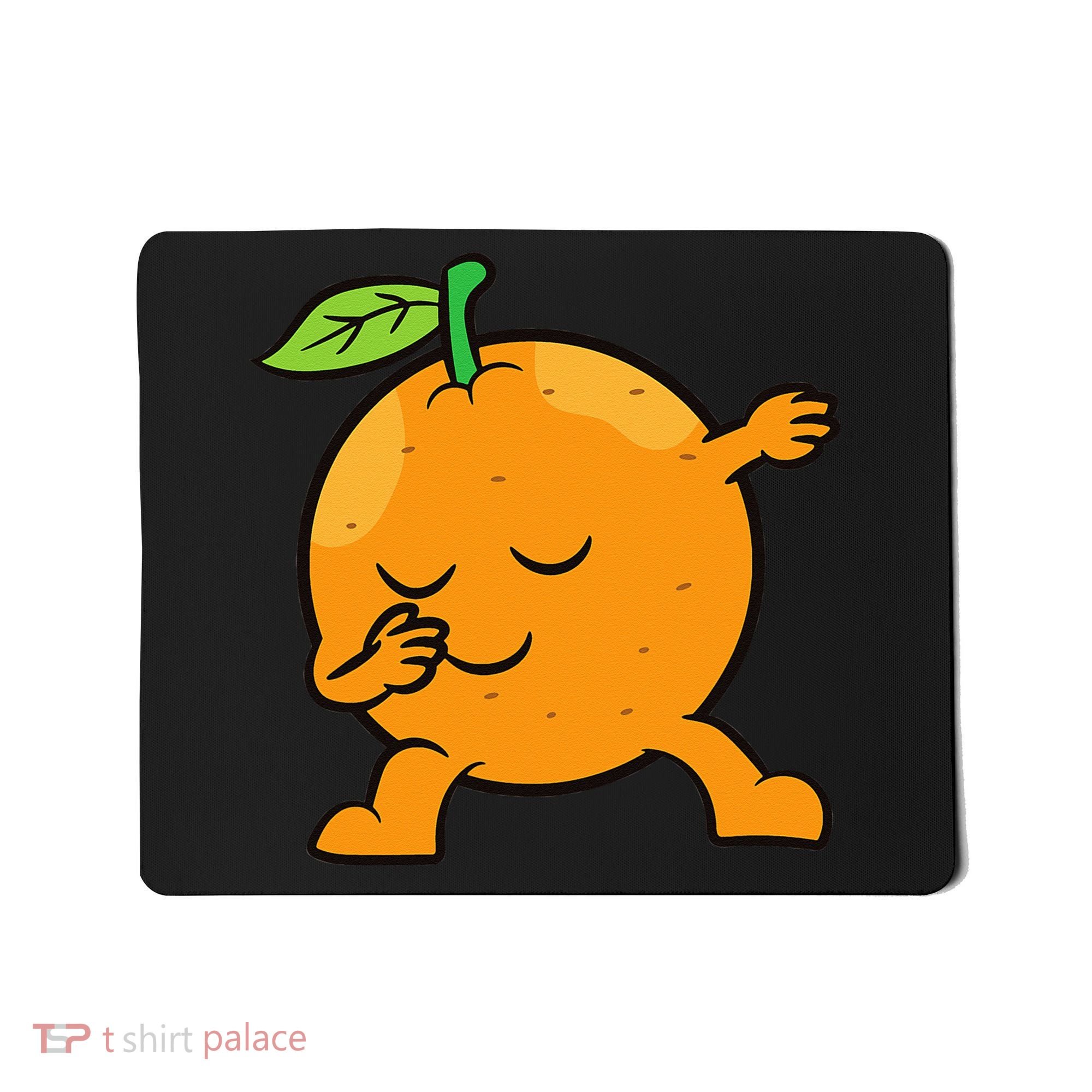 Orange Dabbing Orange Fruit Love Oranges Mousepad